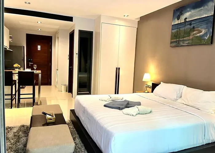 211 - Emerald Patong Hill Cozy Studio With Nice Pool And Garden